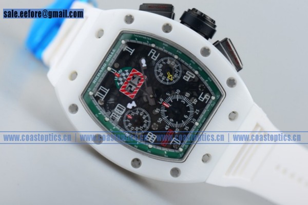 1:1 Replica Richard Mille RM 011 Felipe Massa Chrono Watch Ceramic/PVD RM 011